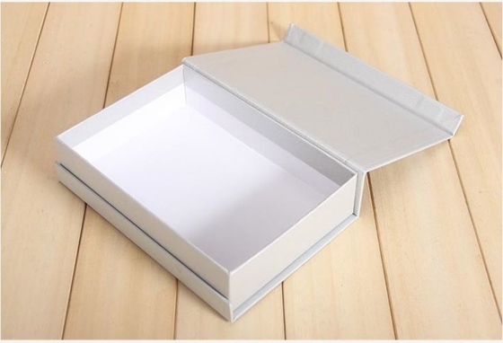 جعبه کتاب تاشو با درب مغناطیسی خلاقانه مقوایی خاکستری برای لباس زیر مردانه