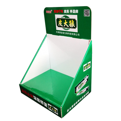 جعبه های نمایش PDQ کاغذ پوشش داده شده برای فروشگاه های سوپرمارکت گواهی FSC