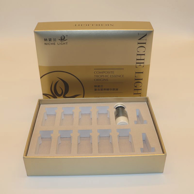 جعبه های بسته بندی مراقبت از پوست سفارشی با مواد EVA و Flocking Insert C1S 1200g CCNB